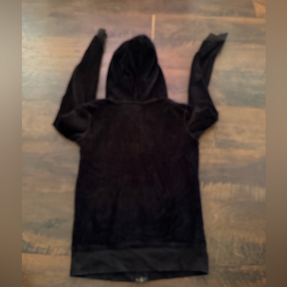 Juicy Couture Black Velour Jacket - Picture 2 of 3